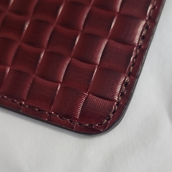 Dooney & Bourke Maroon Woven Wristlet